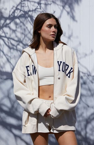 Cream New York&nbsp;Full Zip Hoodie image number 2
