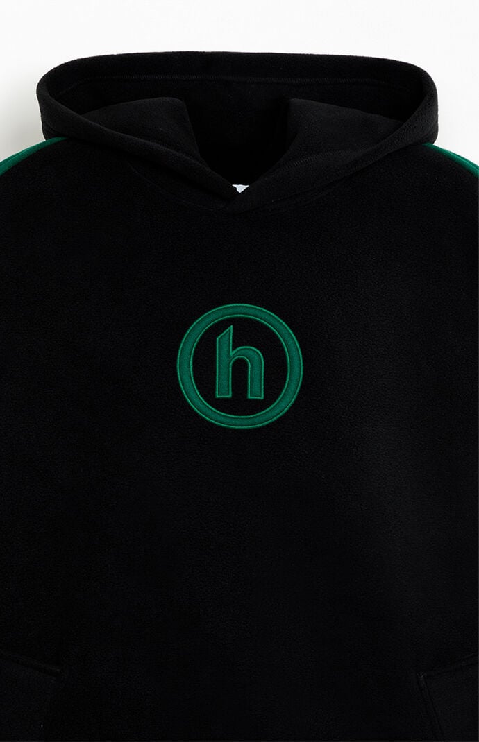 パーカー HIDDEN NY MINI LOGO HOODIE L Hidden NY Black & Green Polar Fleece Hoodie | Pacsun
