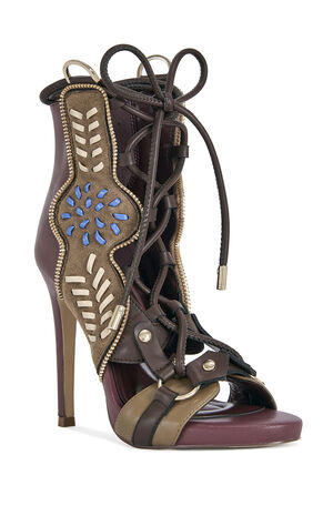 Women's Shainia Western Gladiator Stiletto Heels image number 2