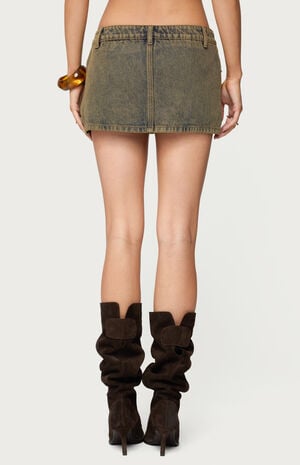 Camelia Denim Mini Skort image number 3