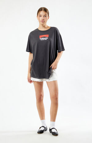 California Locals Only Oversized T-Shirt image number 4