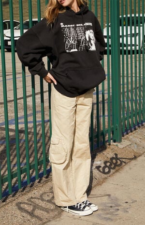 Radio Silence Oversized Hoodie image number 4