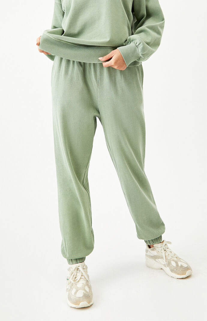 pacsun green sweatpants
