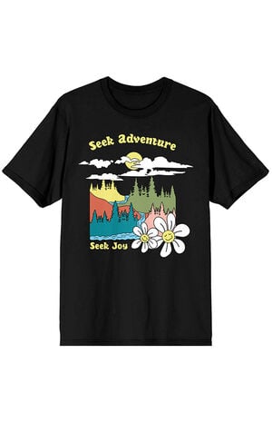 Positive Vibes Seek Adventure T-Shirt image number 1