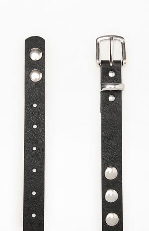 Faux Leather Grommet Belt image number 2