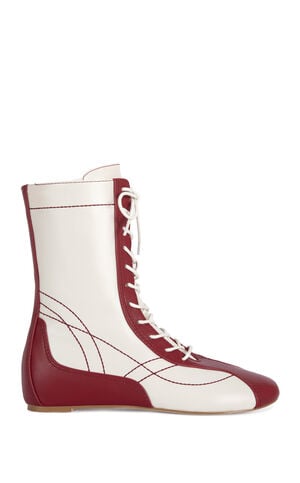 Women's Passer Red Boxing Sneaker Boots image number 1