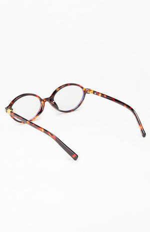 Tortoiseshell Plastic Round Readers image number 2