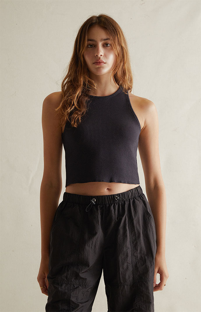 Waffle best sale knit tank