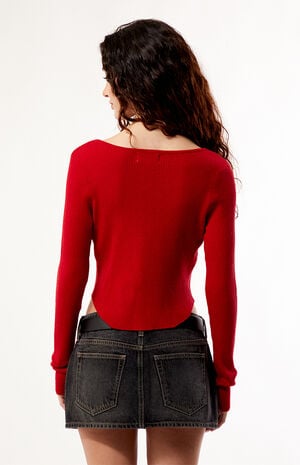 Woodland V-Neck Sweater image number 4