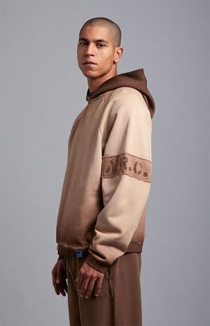 Brown&nbsp;Vintage Wash Heavyweight Oversized Fleece Hoodie image number 7