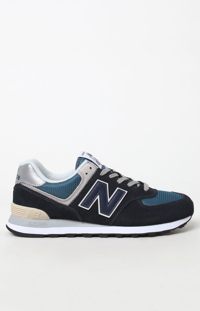 New Balance 574 Core Navy Shoes | PacSun