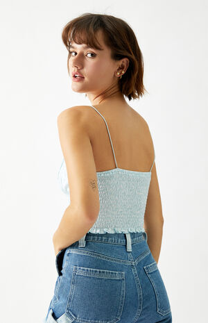 Smocked Bodice Cami Top Smocked Bodice Cami Top image number null