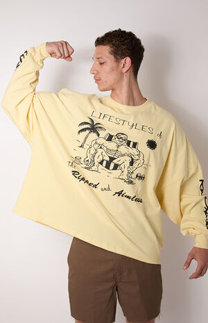 Ripped & Aimless Long Sleeve T-Shirt image number 3
