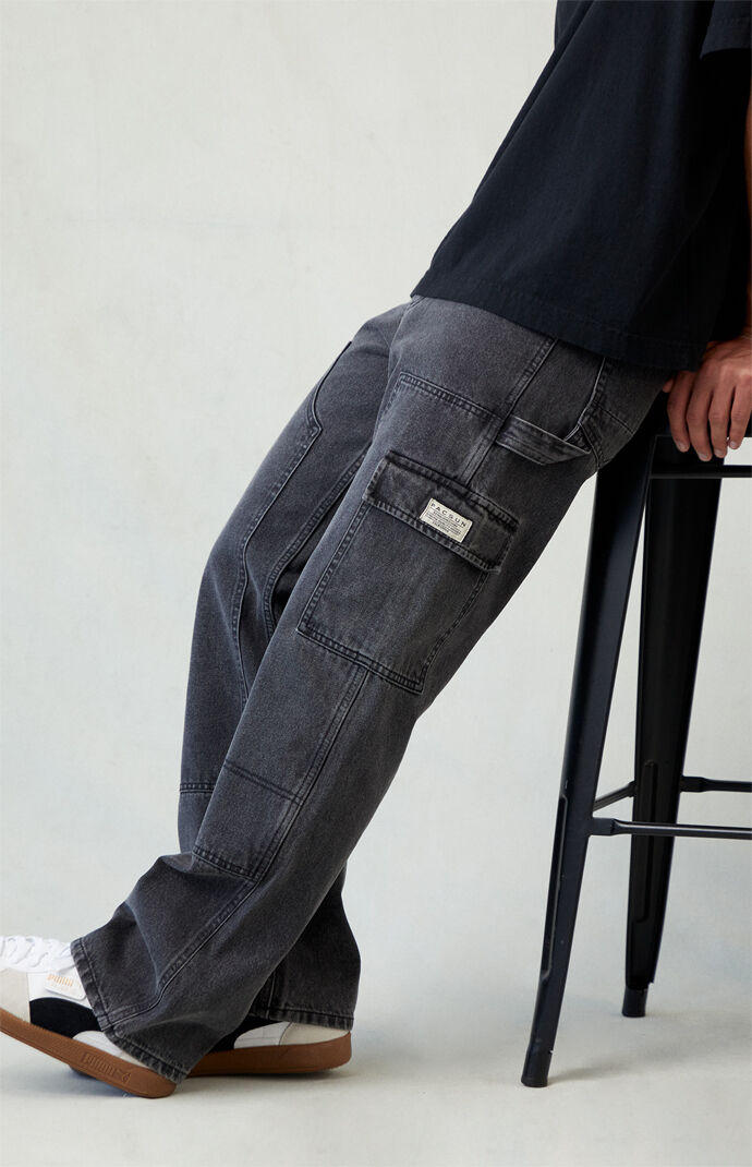 パンツ y2k Levi's 503 Faded Black Cargo Denim Levi's リーバイス 503 ブラックデニム カーゴパンツ W34 L32 | 古着屋