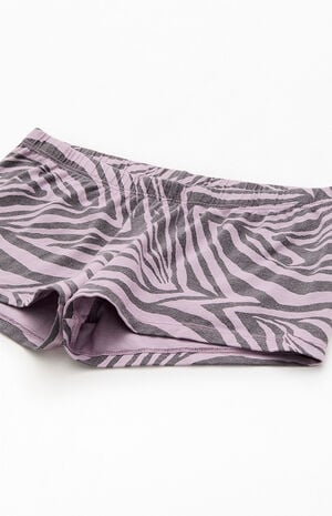 Violet Zebra Boxer Boyshorts image number 2