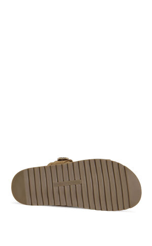 Women's Pallas Tan Western Flat Sandals image number 5