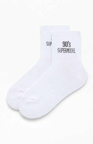 90's Supermodel Crew Socks image number 1