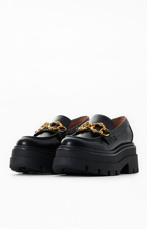 Women's Faux Leather Brooklyn Platform Loafers image number 2
