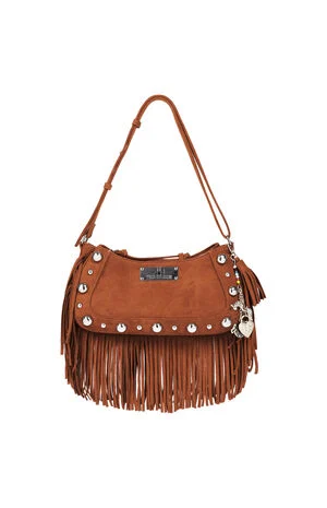 Vintage Dangle Fringe Hobo Bag image number 1