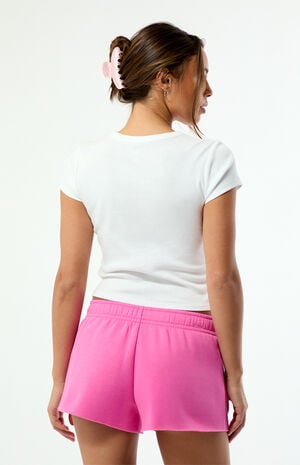 Floral Mini Sweat Shorts image number 4