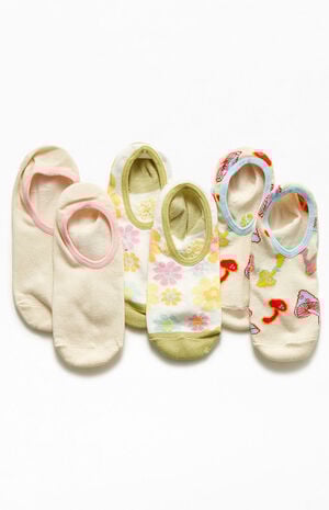 3 Pack Trippy No-Show Socks image number 1