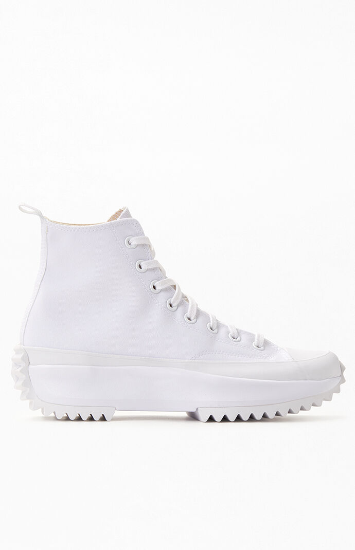 White Run Star Hike Platform High Top Sneakers
