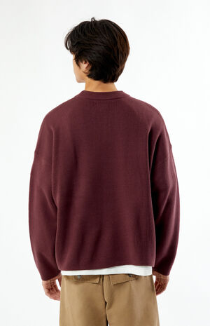 x PacSun Man at a Caf&eacute; Table Paris Cropped Sweater image number 4