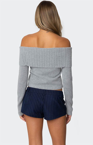 Tamara Fold Over Knit Top image number 5