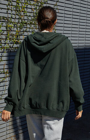 Green Full Zip Hoodie image number 3