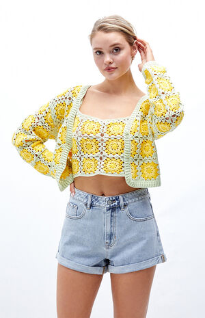 Light Blue Mom Shorts image number 2