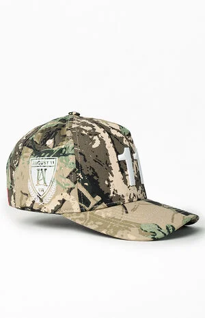 Jungle Camo 11 Snapback Hat image number 1