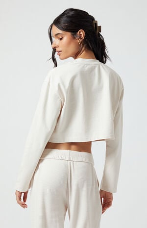 Active Sedona Jersey A Team Long Sleeve Cropped T-Shirt image number 4