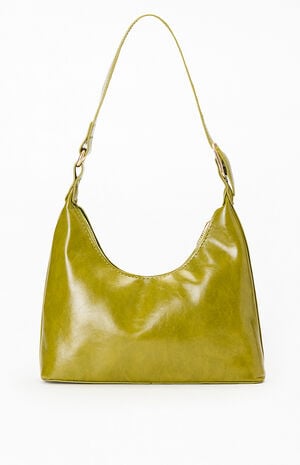 Paige Green Faux Leather Shoulder Bag image number 1