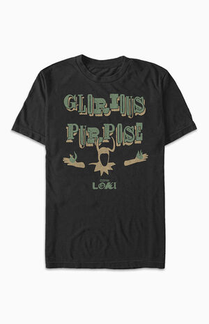 Loki Glorious Purpose T-Shirt Loki Glorious Purpose T-Shirt image number null