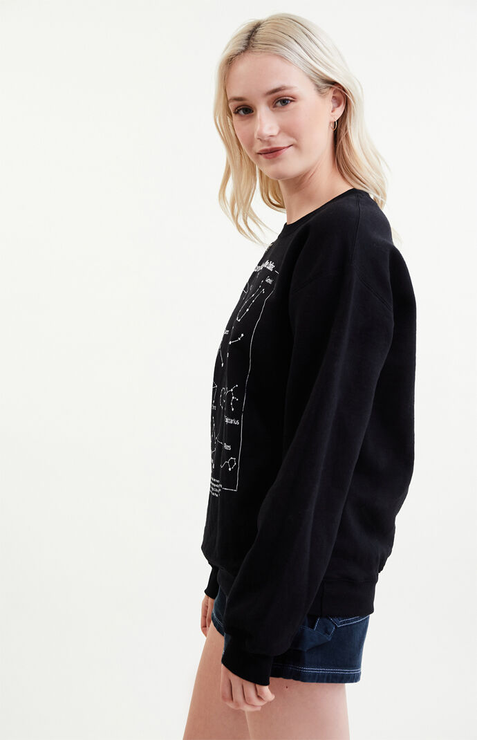 Zodiac Constellations Crew Neck Sweatshirt
