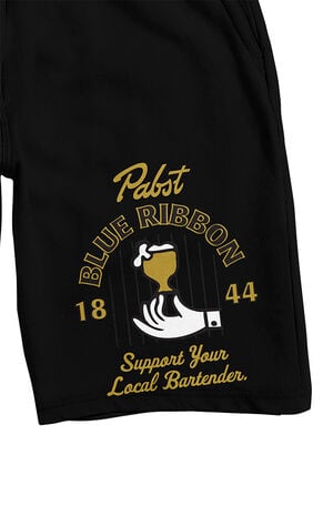 Pabst Blue Ribbon Support Lounge Sweat Shorts image number 2