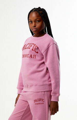 Pink Crew Neck Sweatshirt image number 2