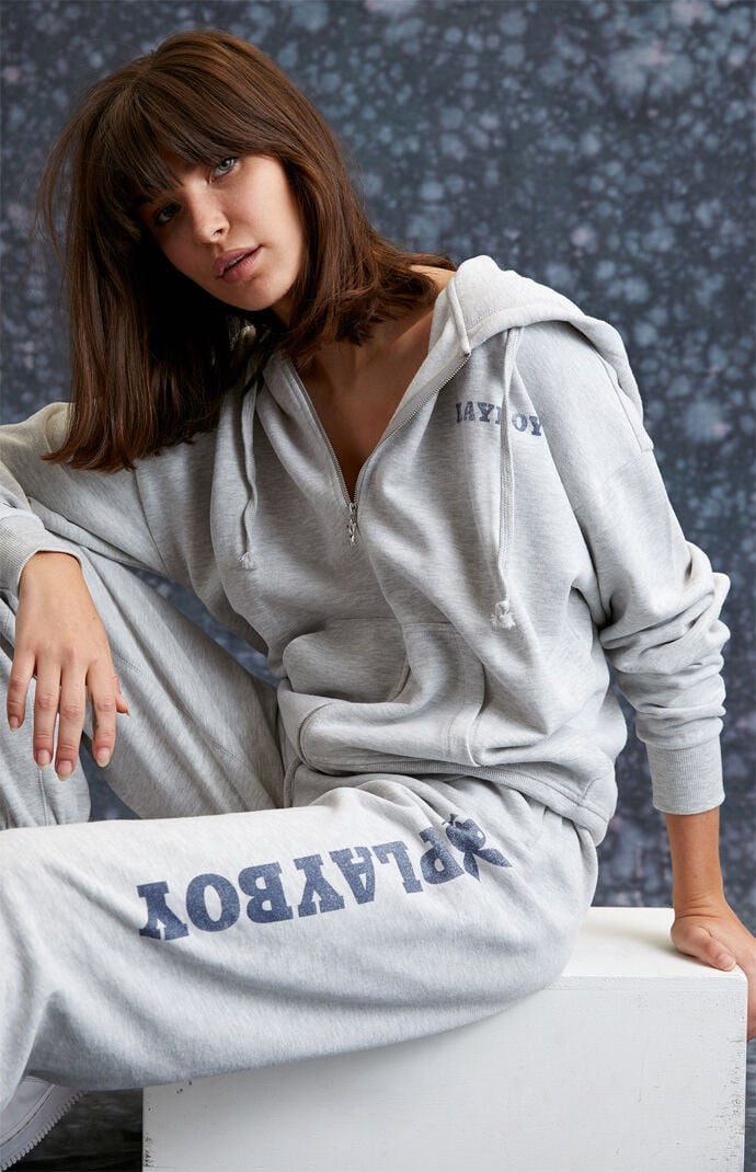 playboy sweater zip up