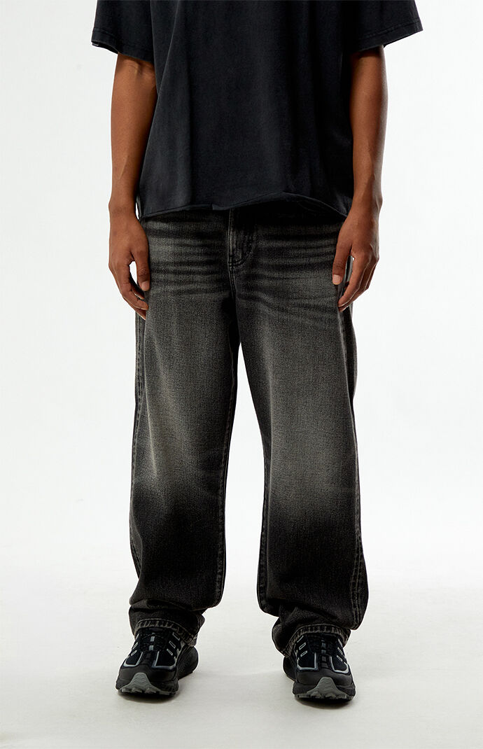 Pacsun Dylan Baggy Jeans Chain Vintage Wash Black | Pacsun