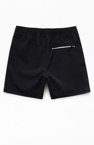Jet Black Chambray 6" Swim Trunks image number 2