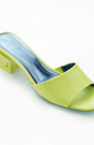 Women's Green Nova Slide Sandals image number 6