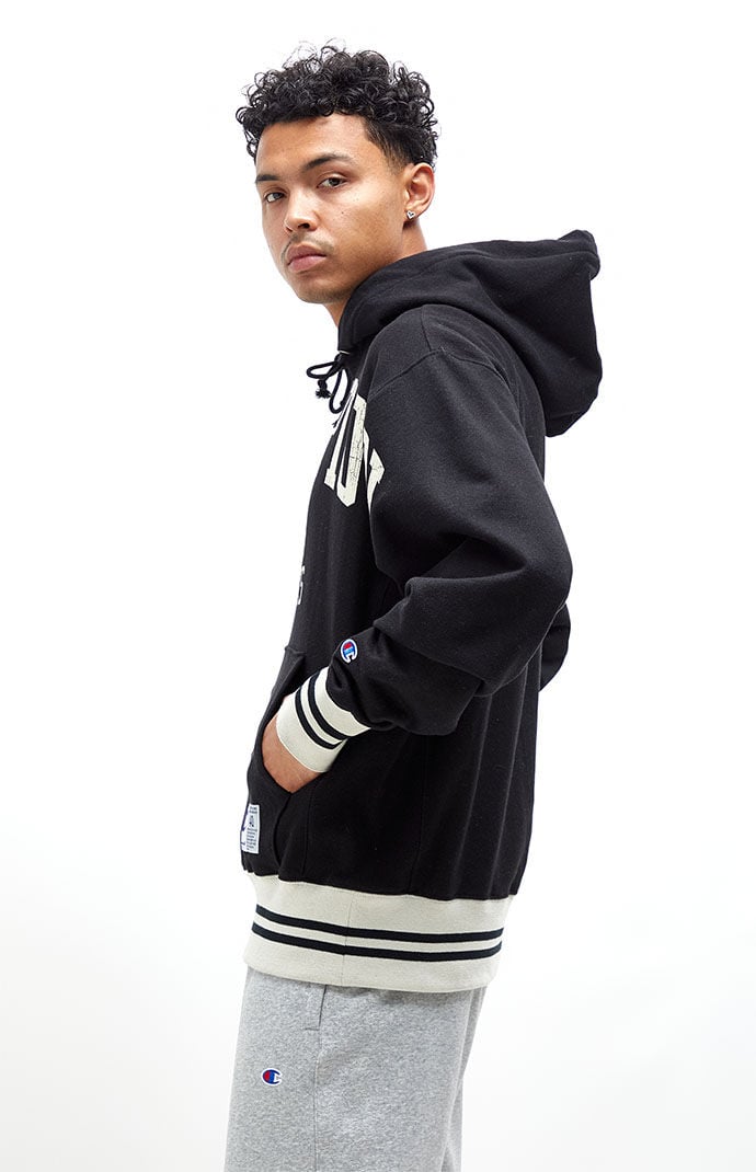 Black champion hoodie pacsun discount