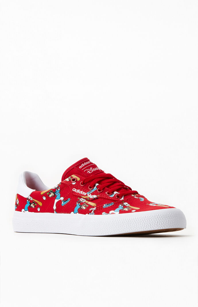 adidas 3MC x Disney Sport Red Goofy Shoes PacSun