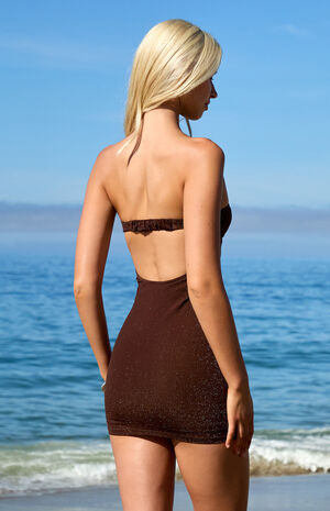 Dahlia Strapless Hardware Mini Dress image number 4