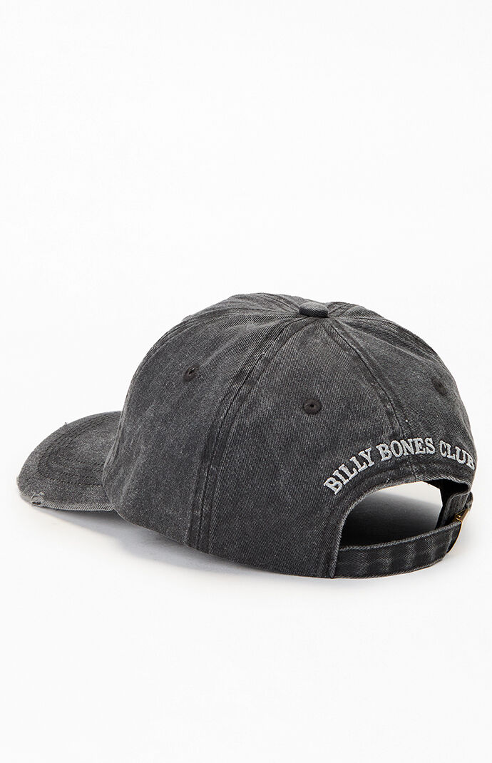 Billy Bones Club Squealer Washed Black Dad Cap