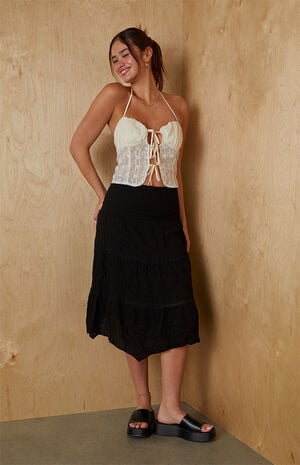 Clover Tie Front Tank Top image number 5