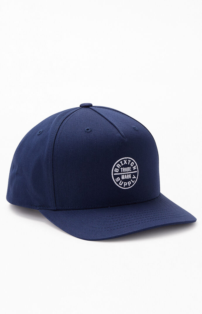 brixton navy hat