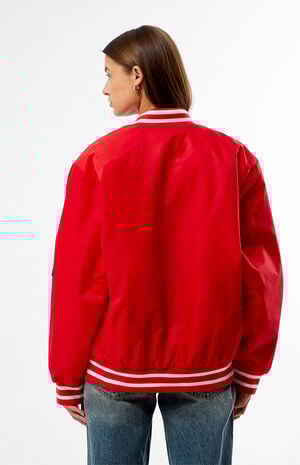 Georgia Bulldogs A-Game Varsity Bomber Jacket image number 4