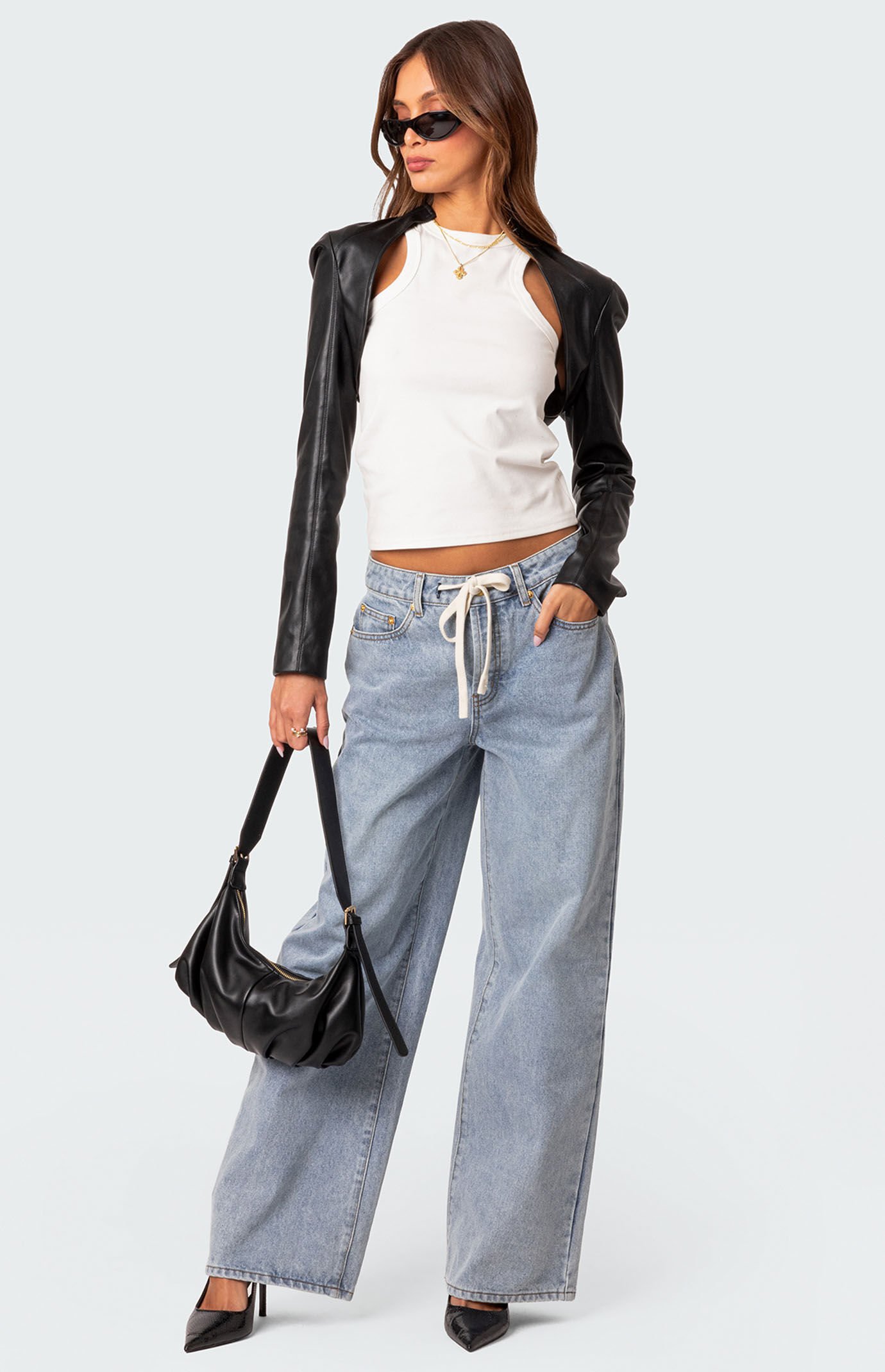 早割 万博 Edikted Wynn Low Rise Oversized Jeans | PacSun ジャケット・アウター