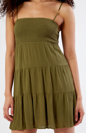 Smocked Tiered Babydoll Dress image number 3